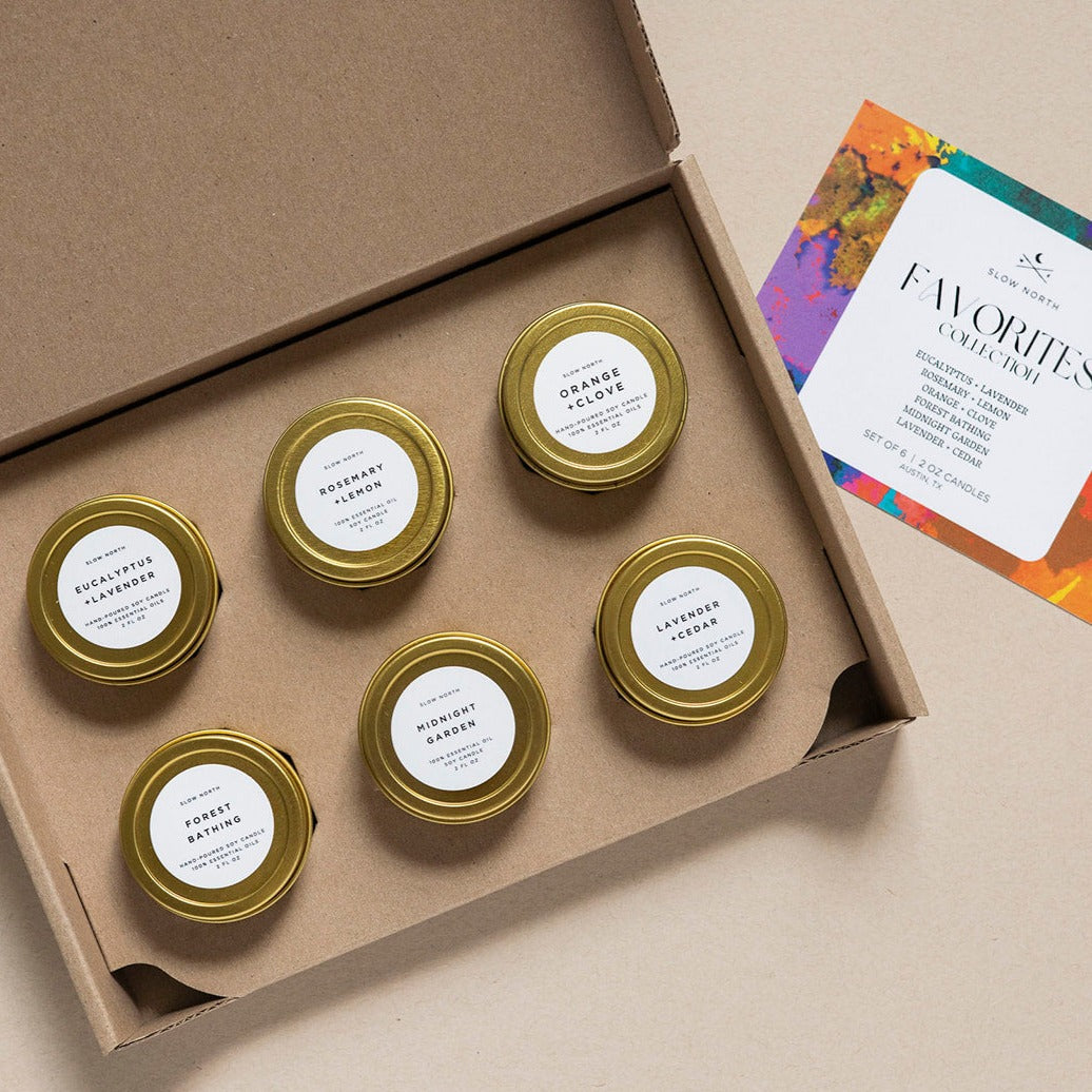 Favorites Collection – 6 Pack | Premium Artisan Candle Gift Set