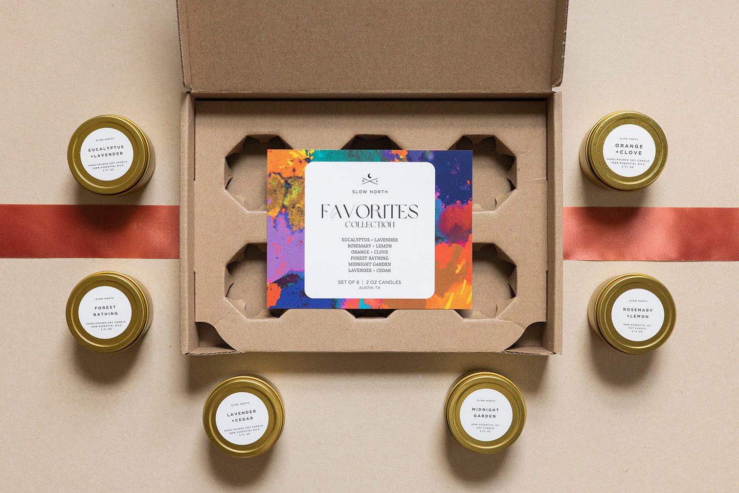 Favorites Collection – 6 Pack | Premium Artisan Candle Gift Set