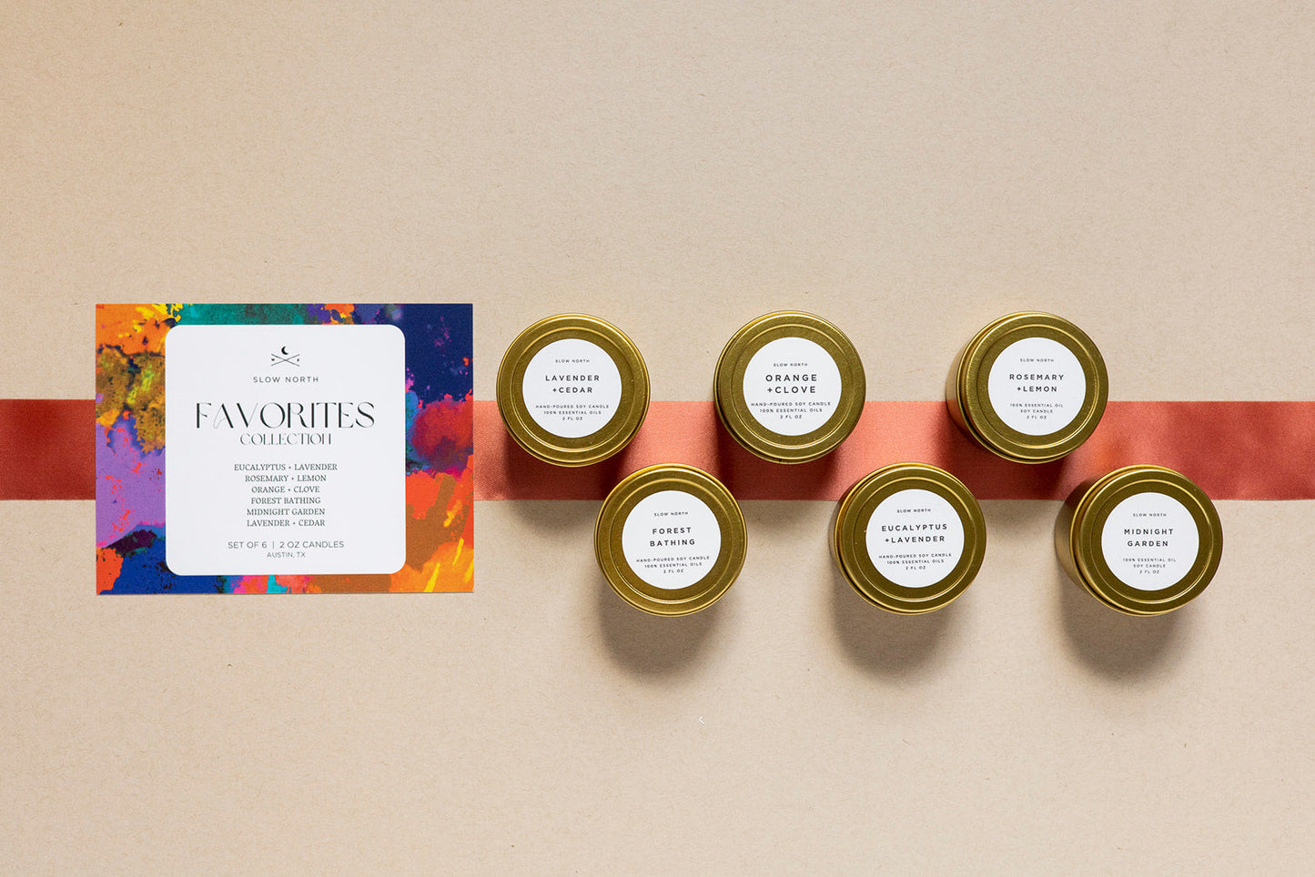 Favorites Collection – 6 Pack | Premium Artisan Candle Gift Set