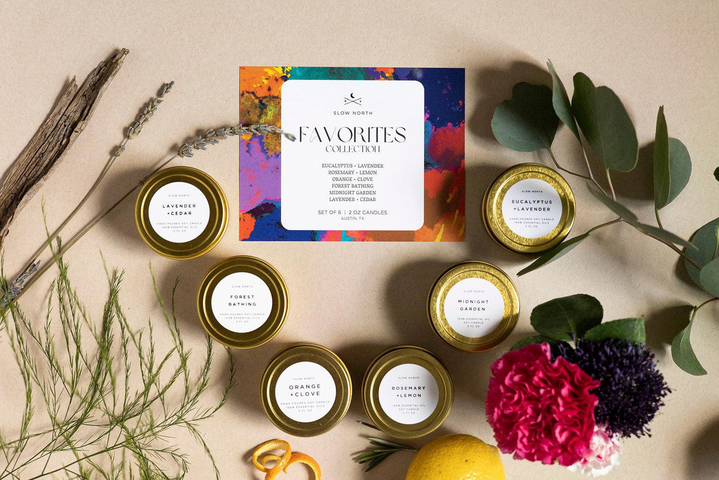 Favorites Collection – 6 Pack | Premium Artisan Candle Gift Set