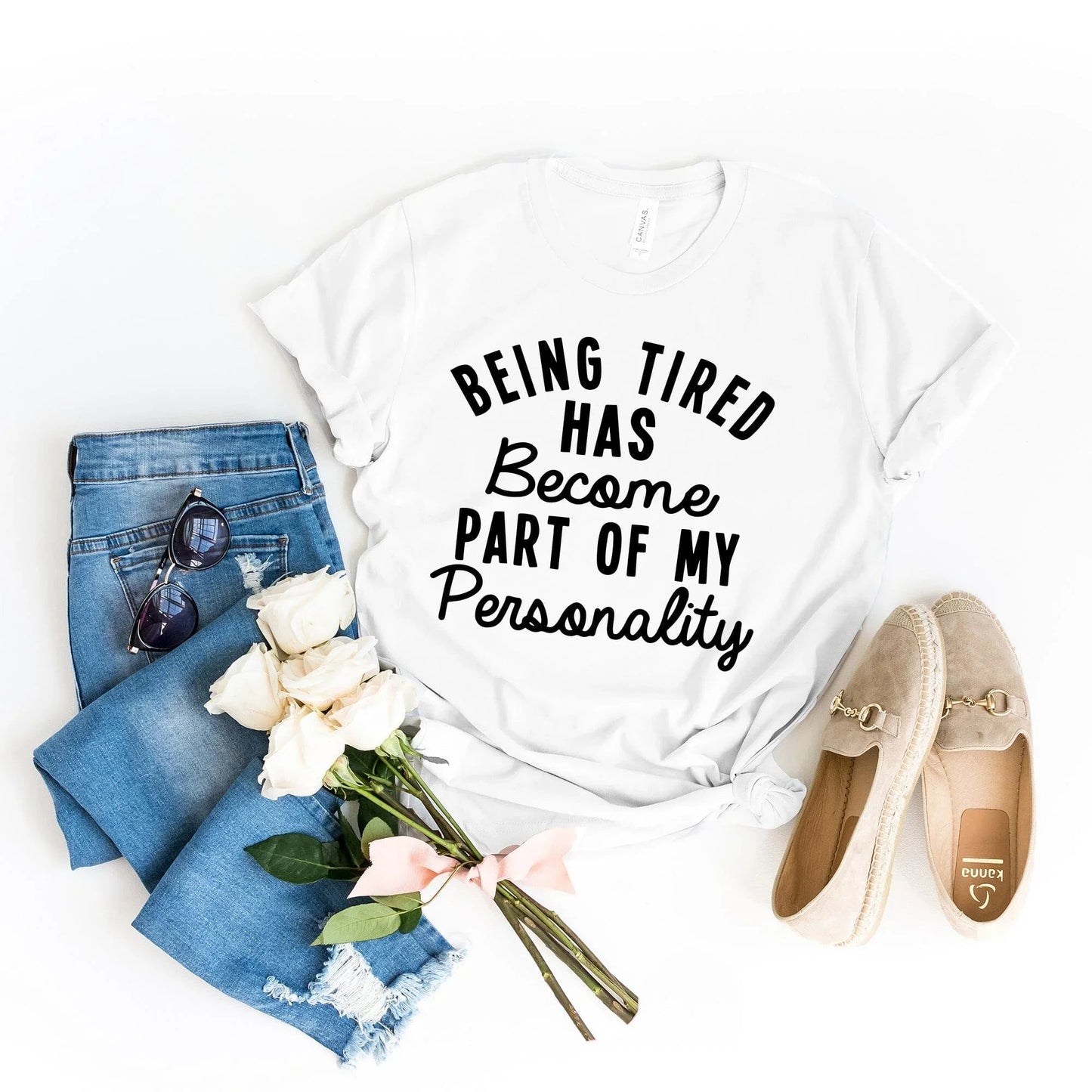 Being Tired Graphic T-Shirt | Unisex Casual Cotton Tee