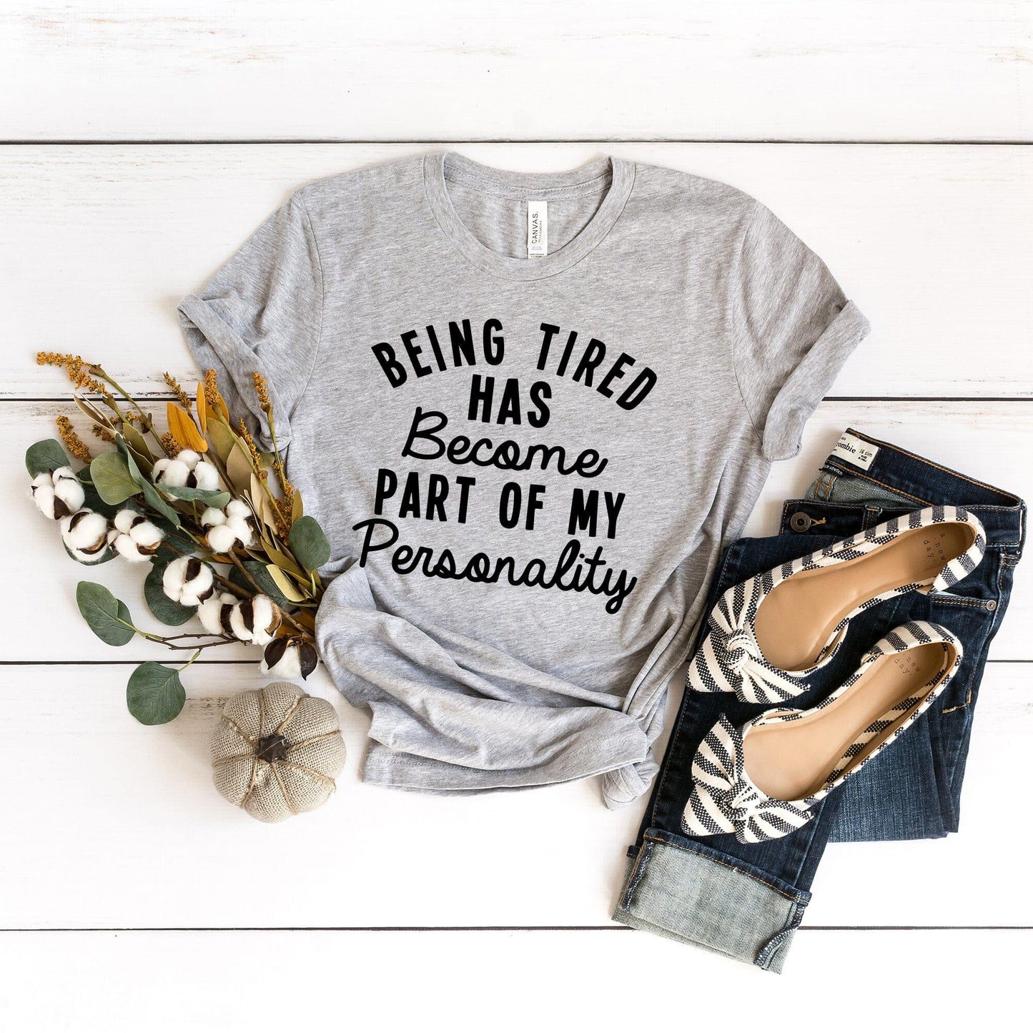 Being Tired Graphic T-Shirt | Unisex Casual Cotton Tee